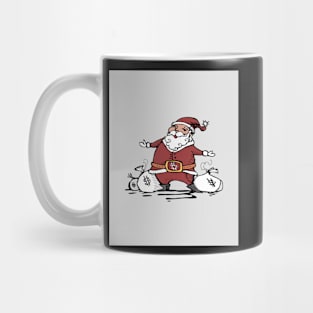 Santa Cash illustration Mug